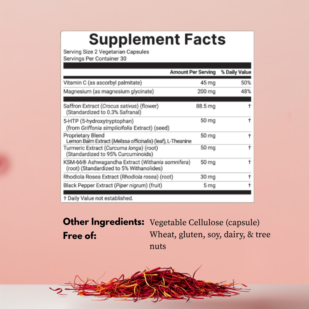 SAFFRON+ EXTRACT CALM CAPSULES
